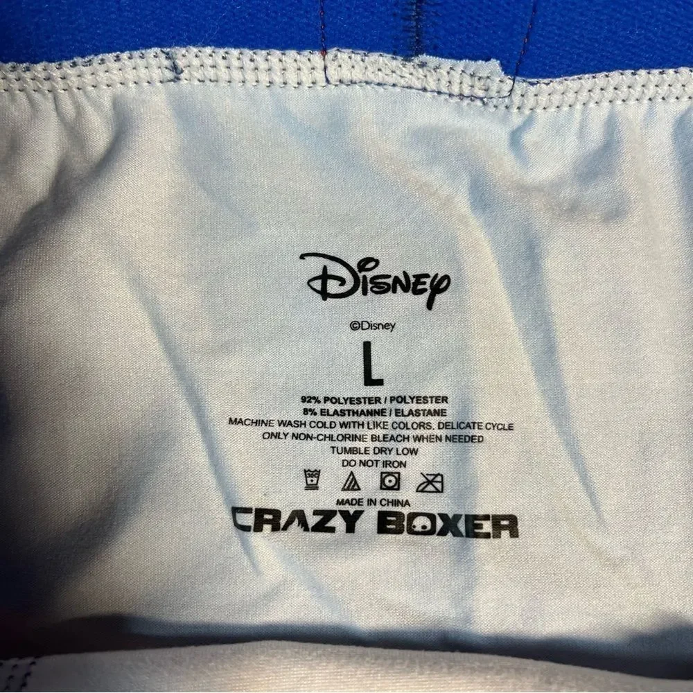 Disney NWT Mickey Mouse Skiing‎ Crazy Boxers Boxer Briefs LARGE